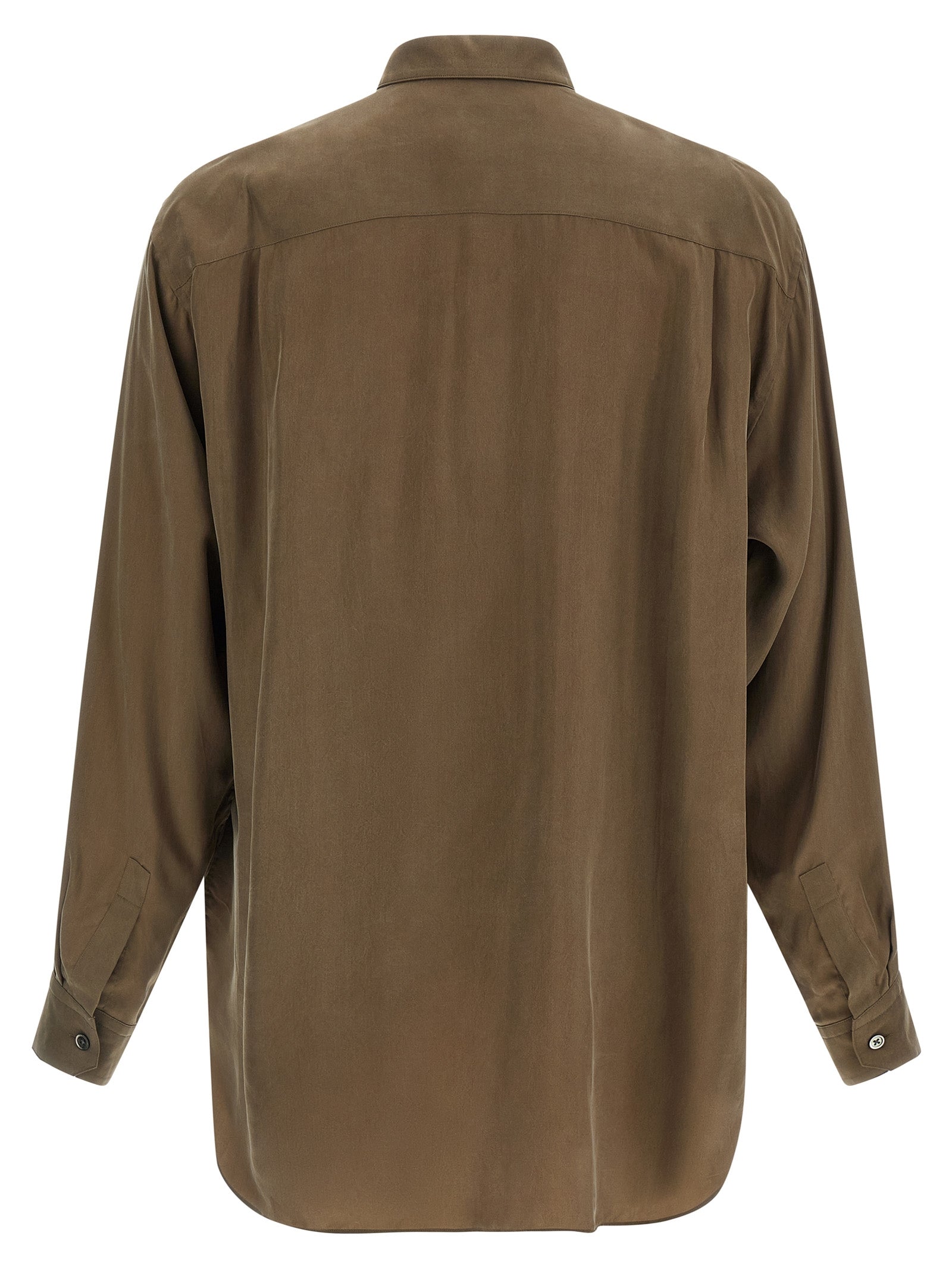 SSSTEIN Brown Copper Men's Blouse