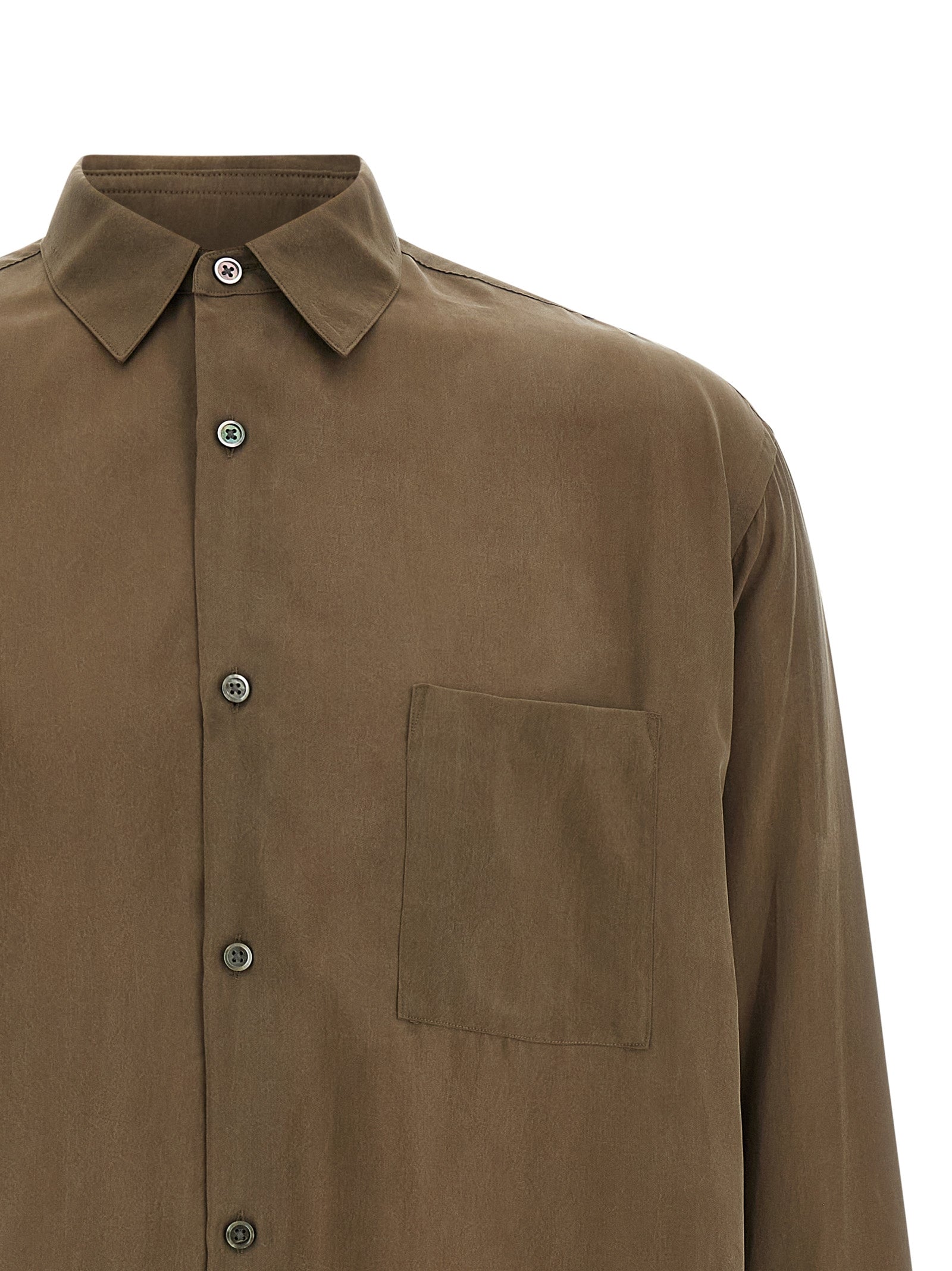 SSSTEIN Brown Copper Men's Blouse