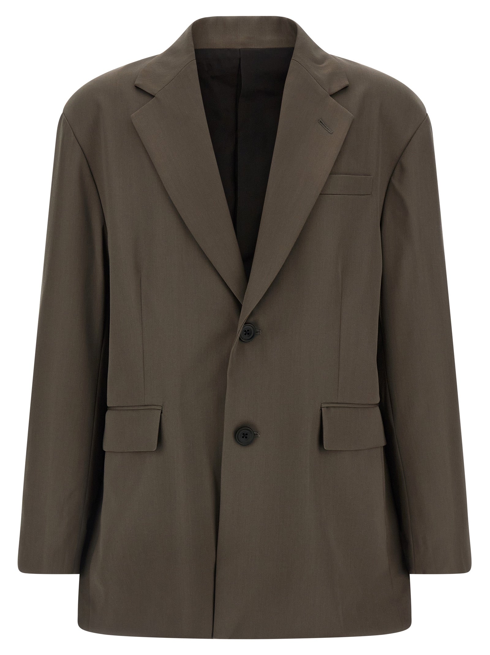 SSSTEIN Brown Wool Men's Blazer