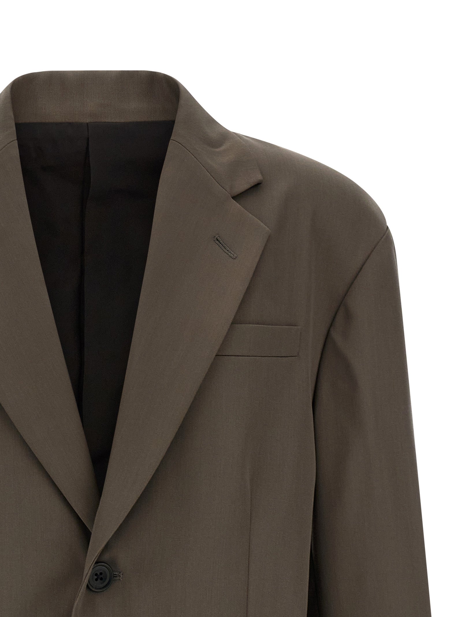 SSSTEIN Brown Wool Men's Blazer