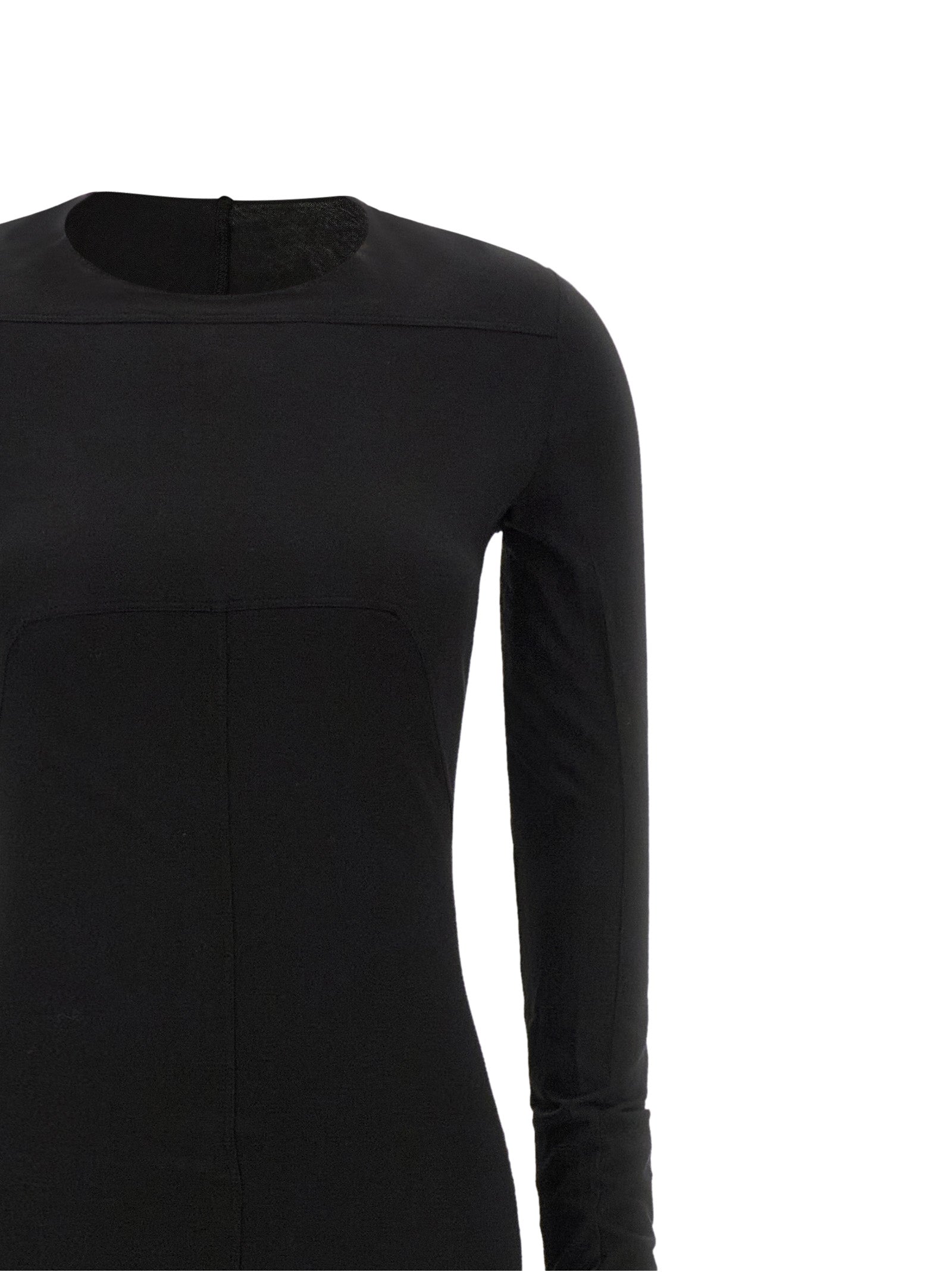 DRKSHDW Black Cotton Long Women's Dress