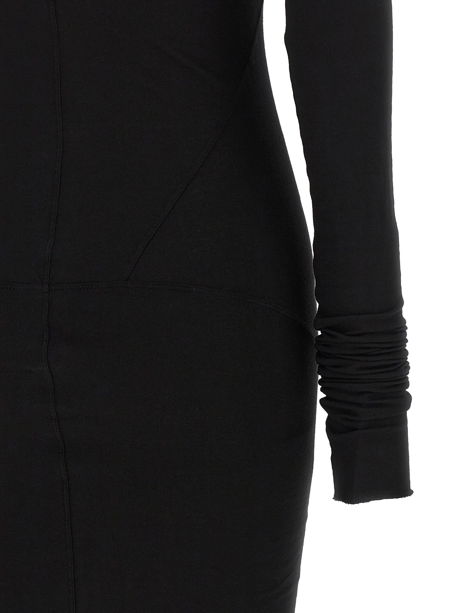 DRKSHDW Black Cotton Long Women's Dress