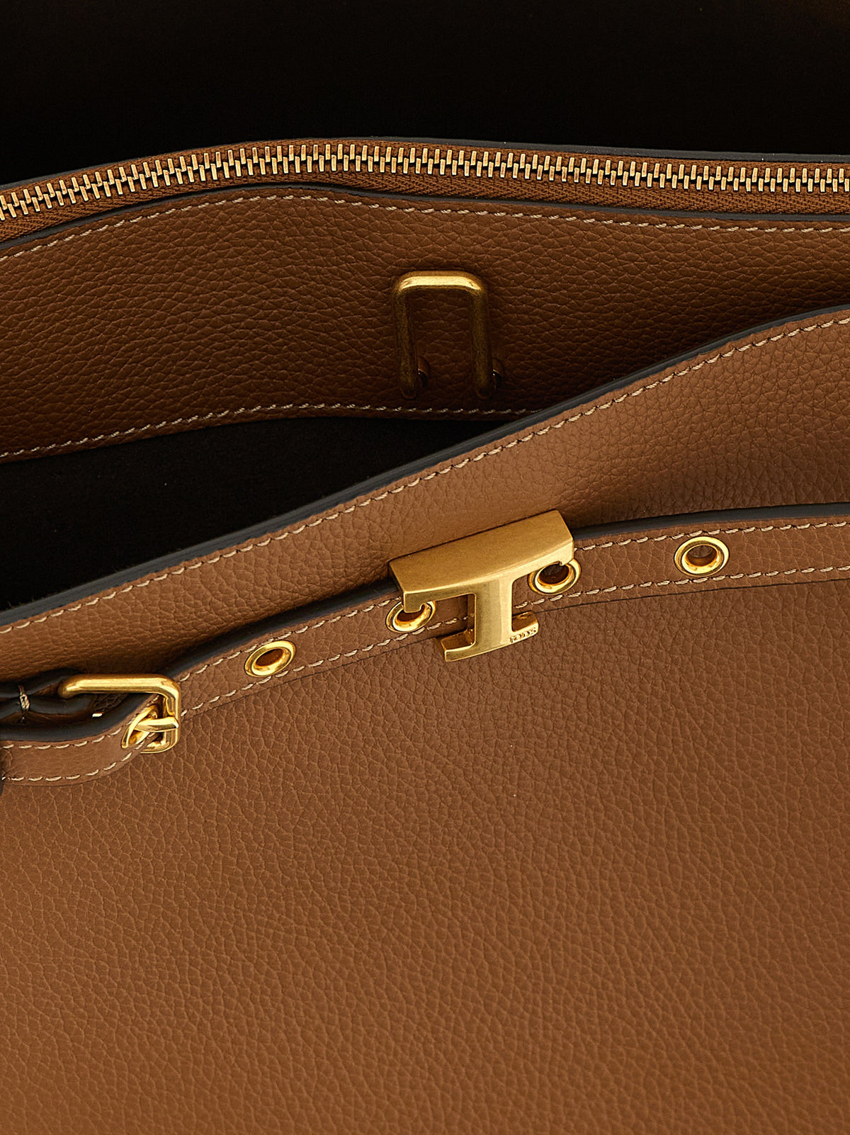Tod's Brown Calfskin Women's Handbag