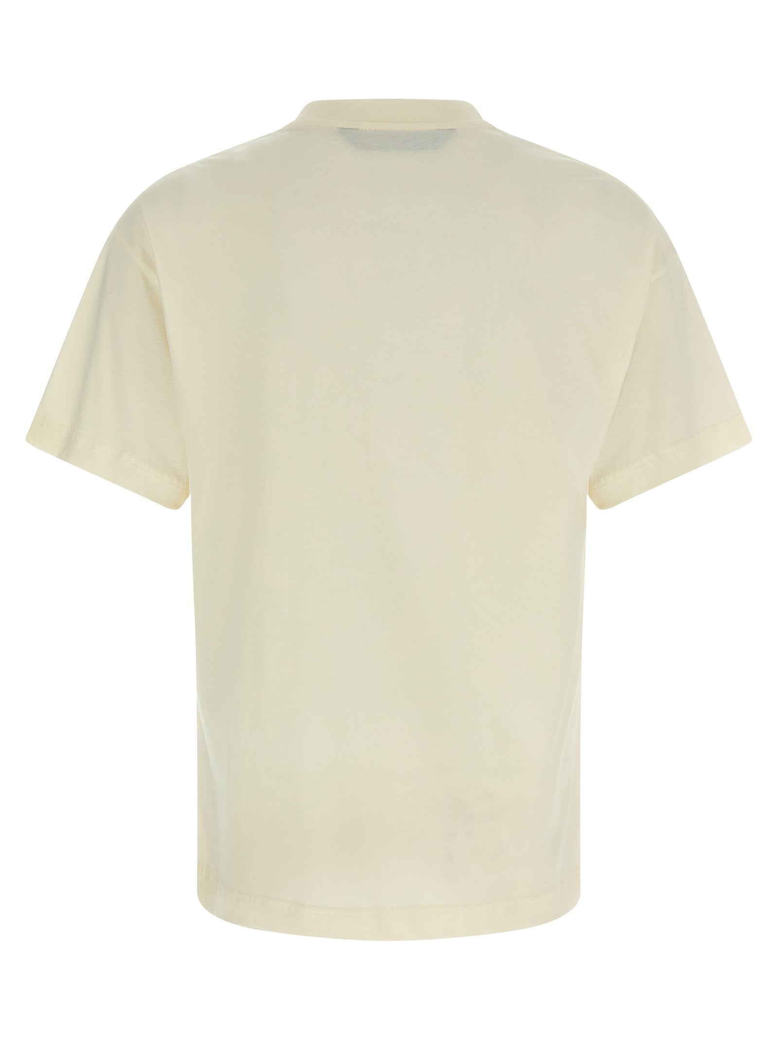 Palm Angels White Cotton Men's T-Shirt