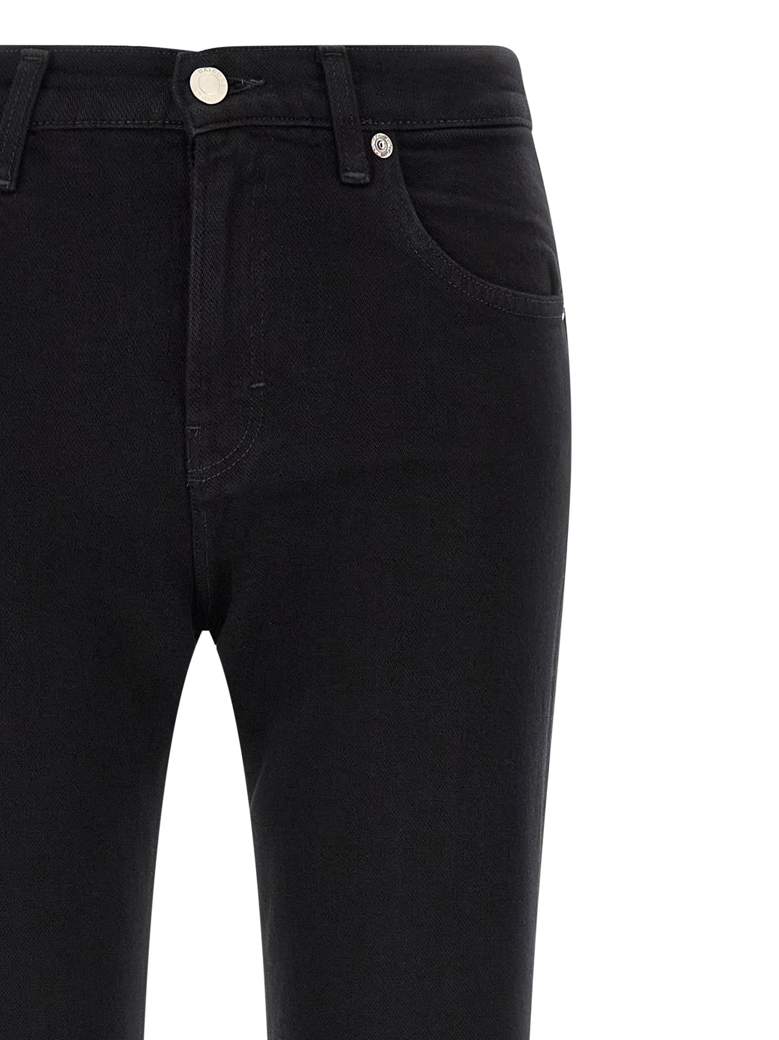 Haikure Black Cotton Flared Women's Jeans