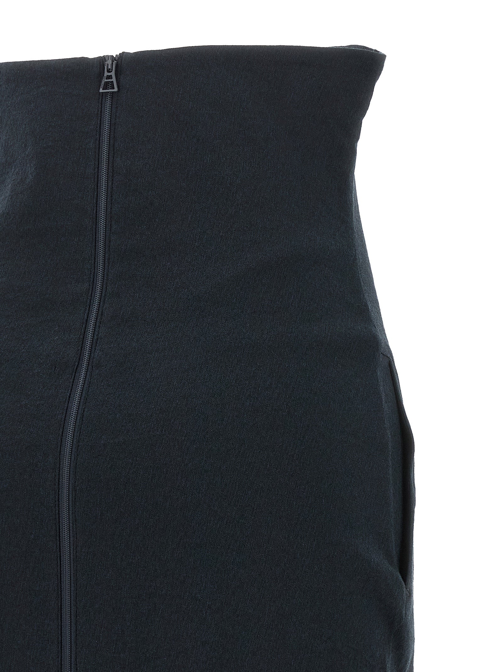 Issey Miyake Black Paper Mini Women's Skirt