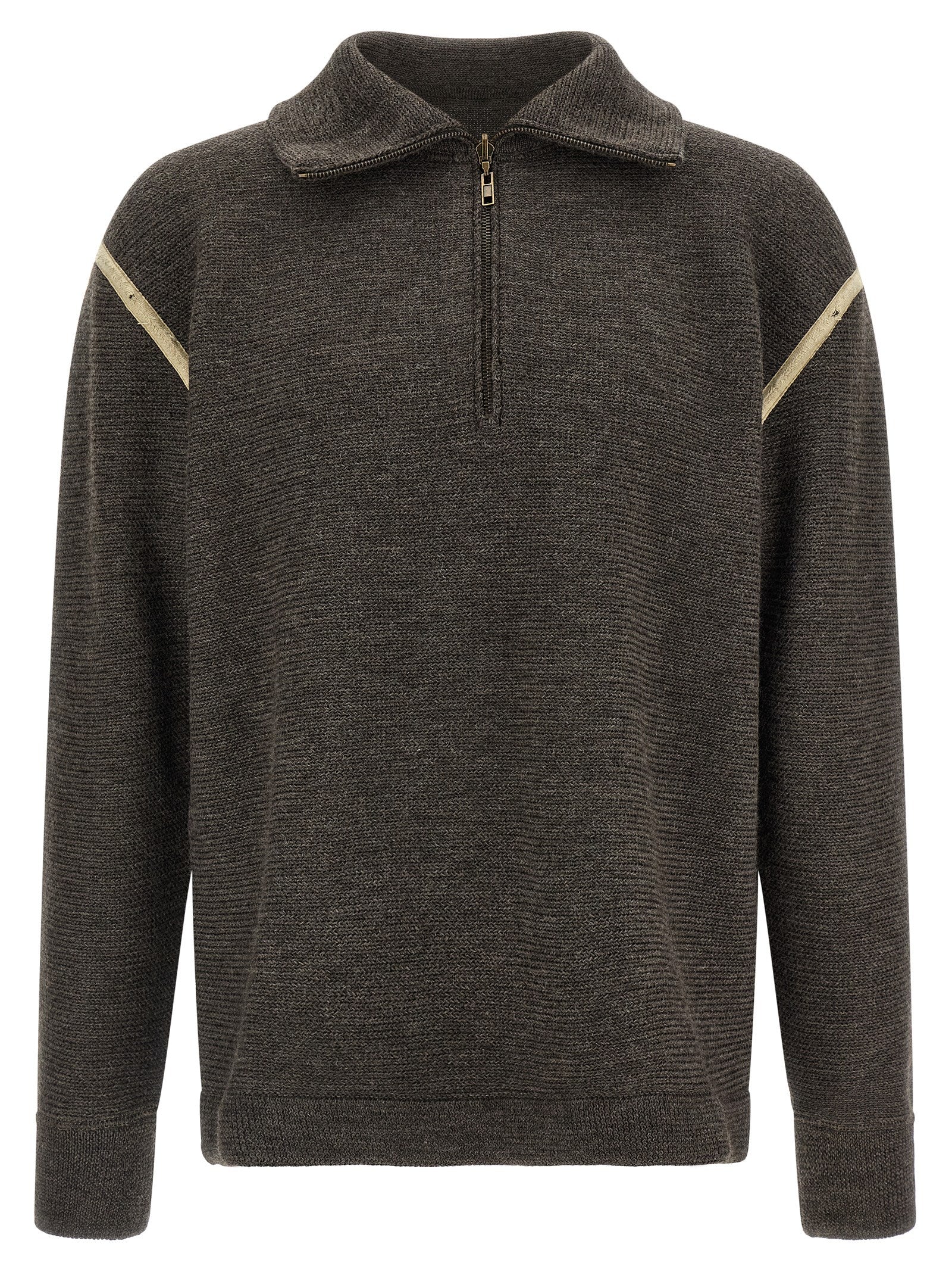 Maison Margiela Gray Wool Men's Cardigan