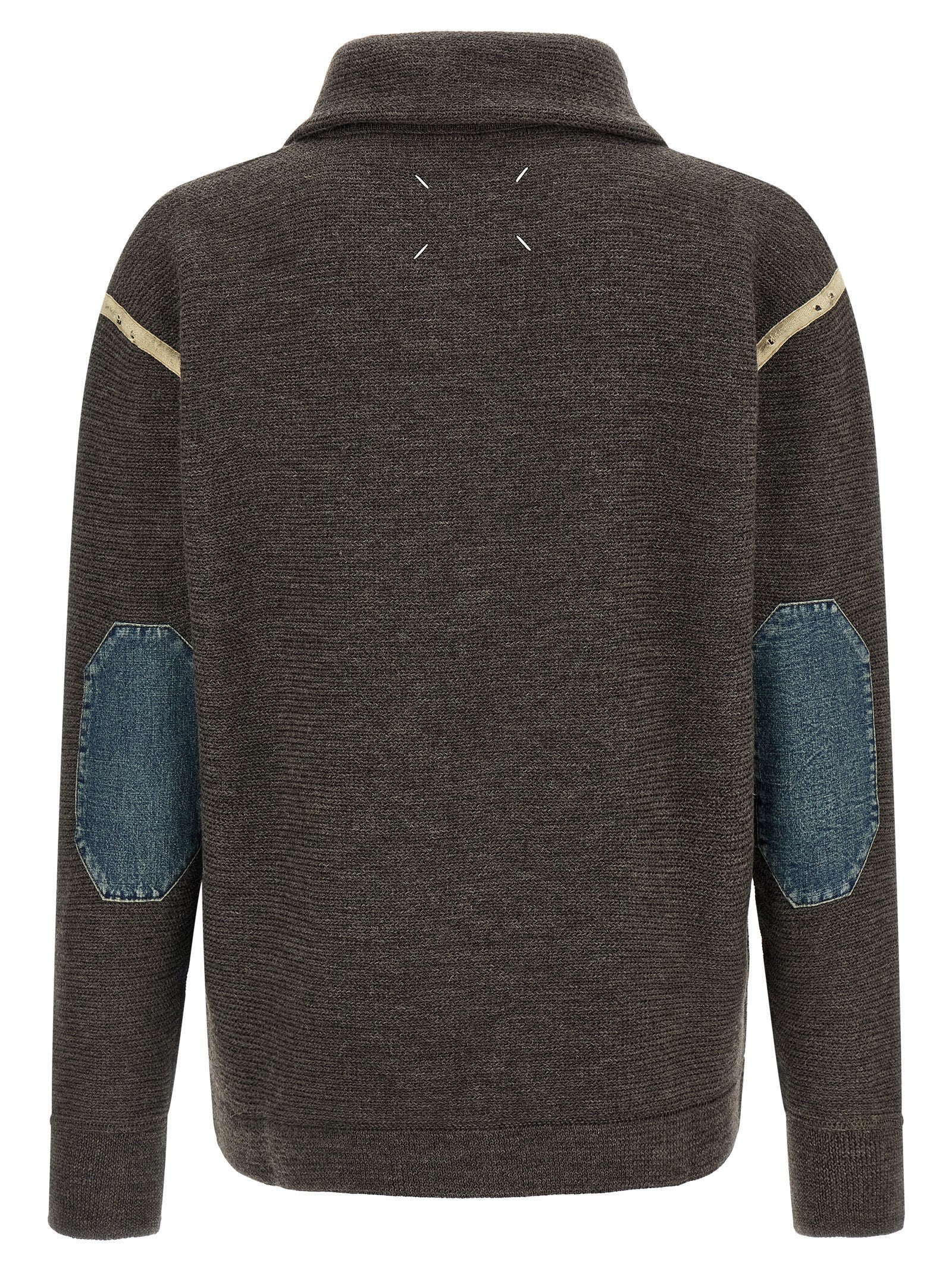 Maison Margiela Gray Wool Men's Cardigan