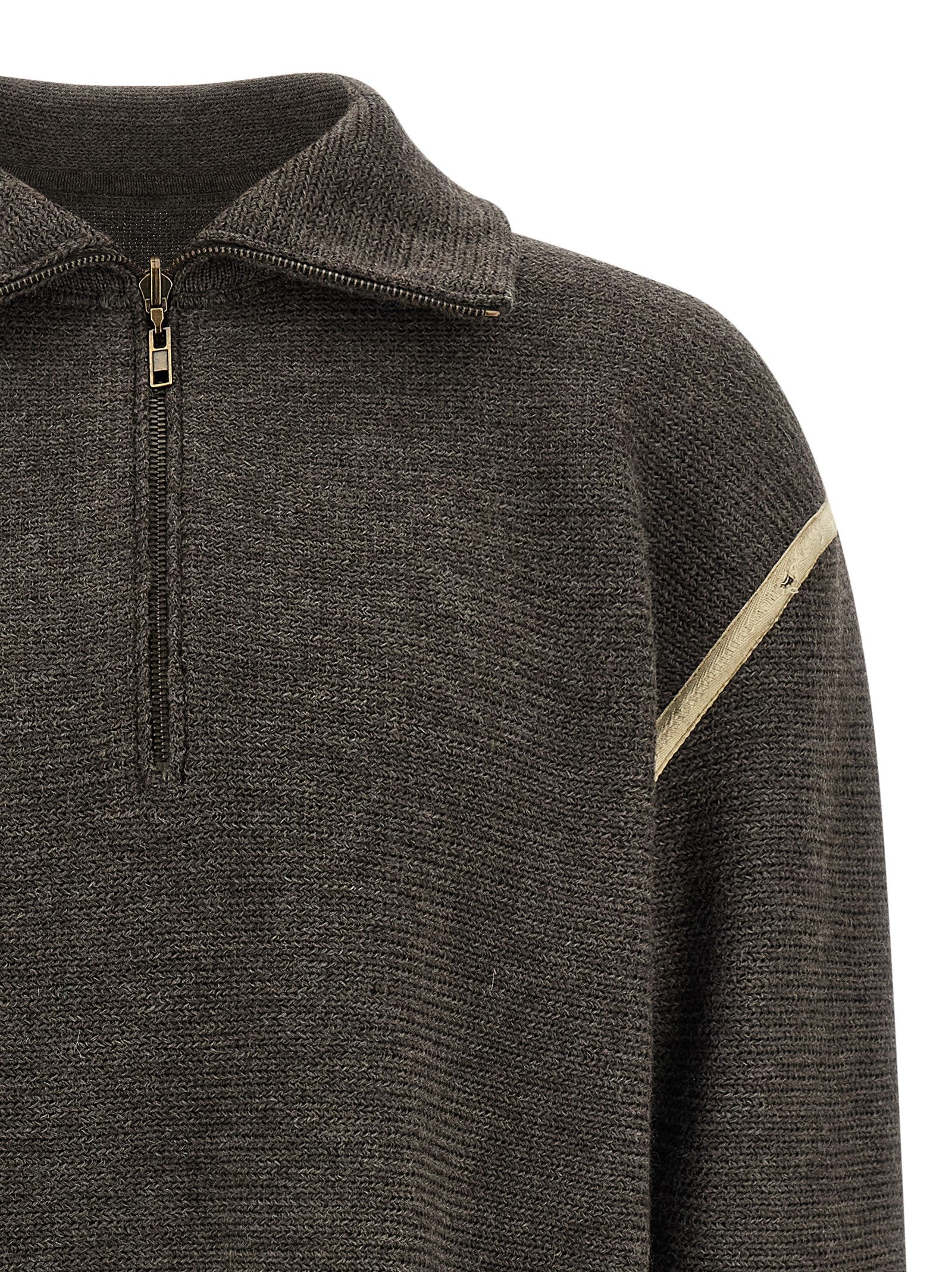 Maison Margiela Gray Wool Men's Cardigan