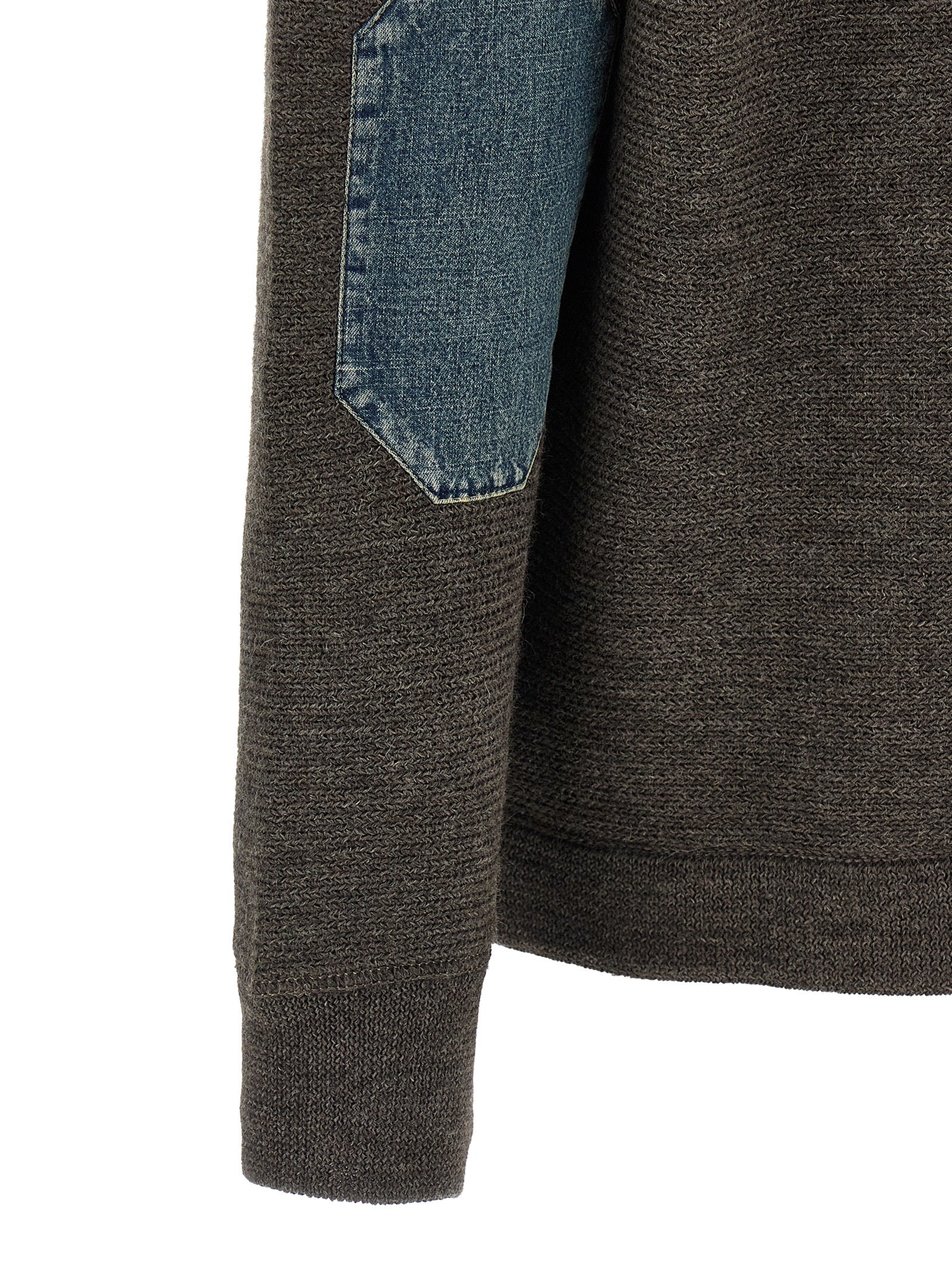 Maison Margiela Gray Wool Men's Cardigan