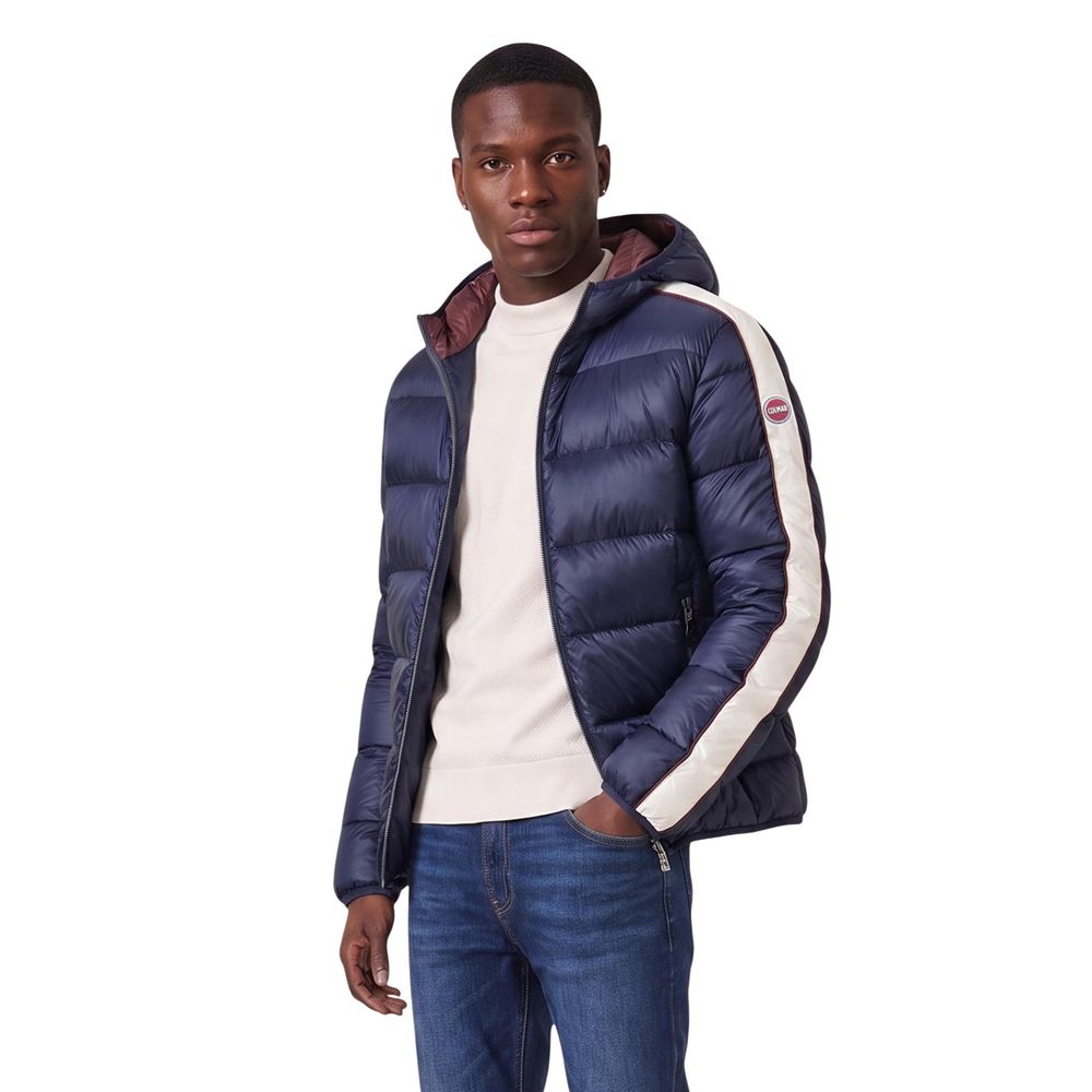 Colmar Originals Blue Polyamide Full-Length Men's Jacket