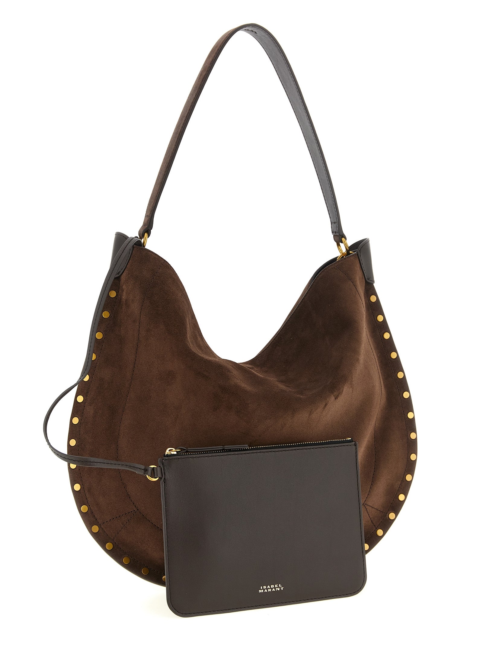 Isabel Marant Brown Cowhide Shoulder Women's Bag