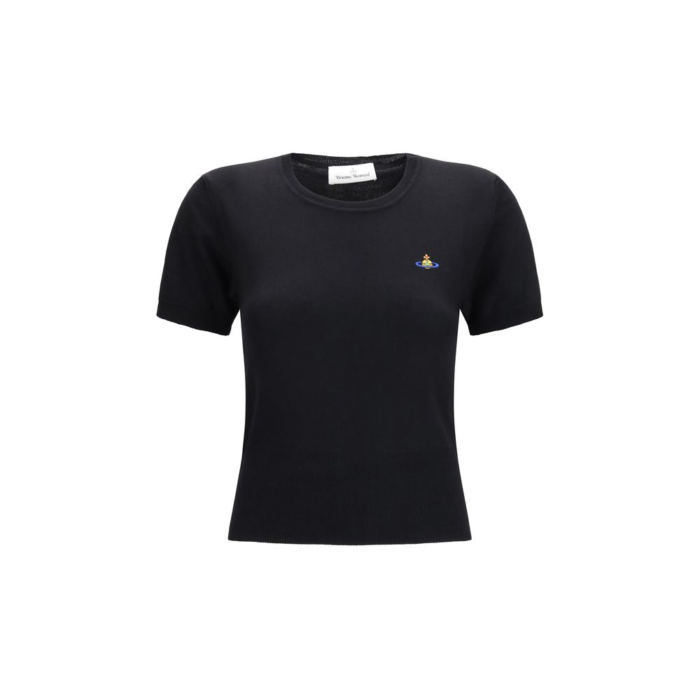 Vivienne Westwood Black Wool Oves Aries Women's T-Shirt