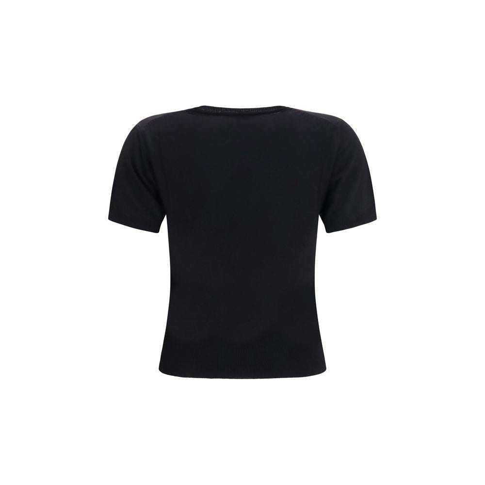 Vivienne Westwood Black Wool Oves Aries Women's T-Shirt