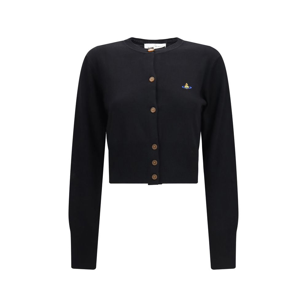 Vivienne Westwood Black Silk Women's Cardigan