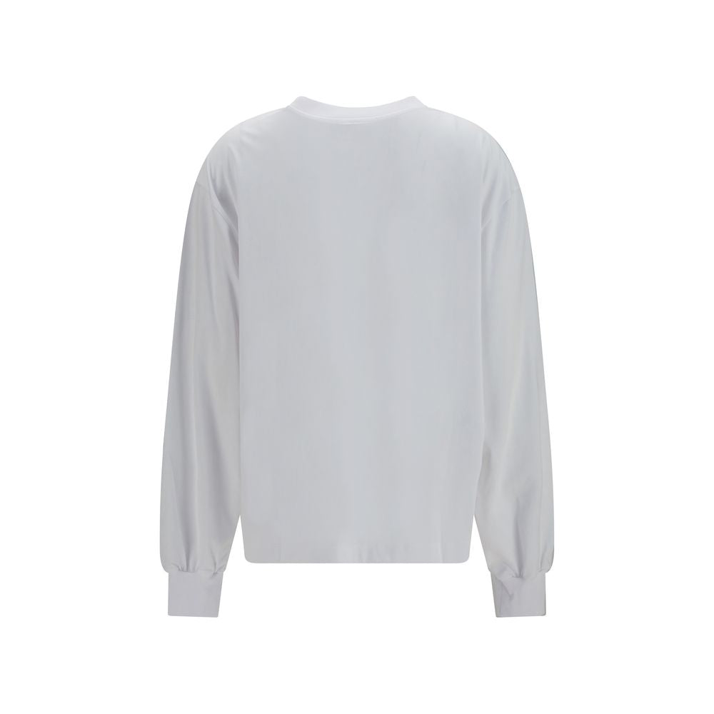 Ganni White Cotton Women's Sportswear