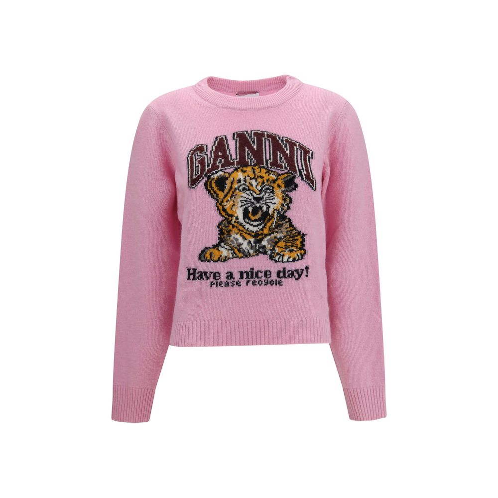 Ganni Multicolor Wool Oves Aries Women's Sweatshirt