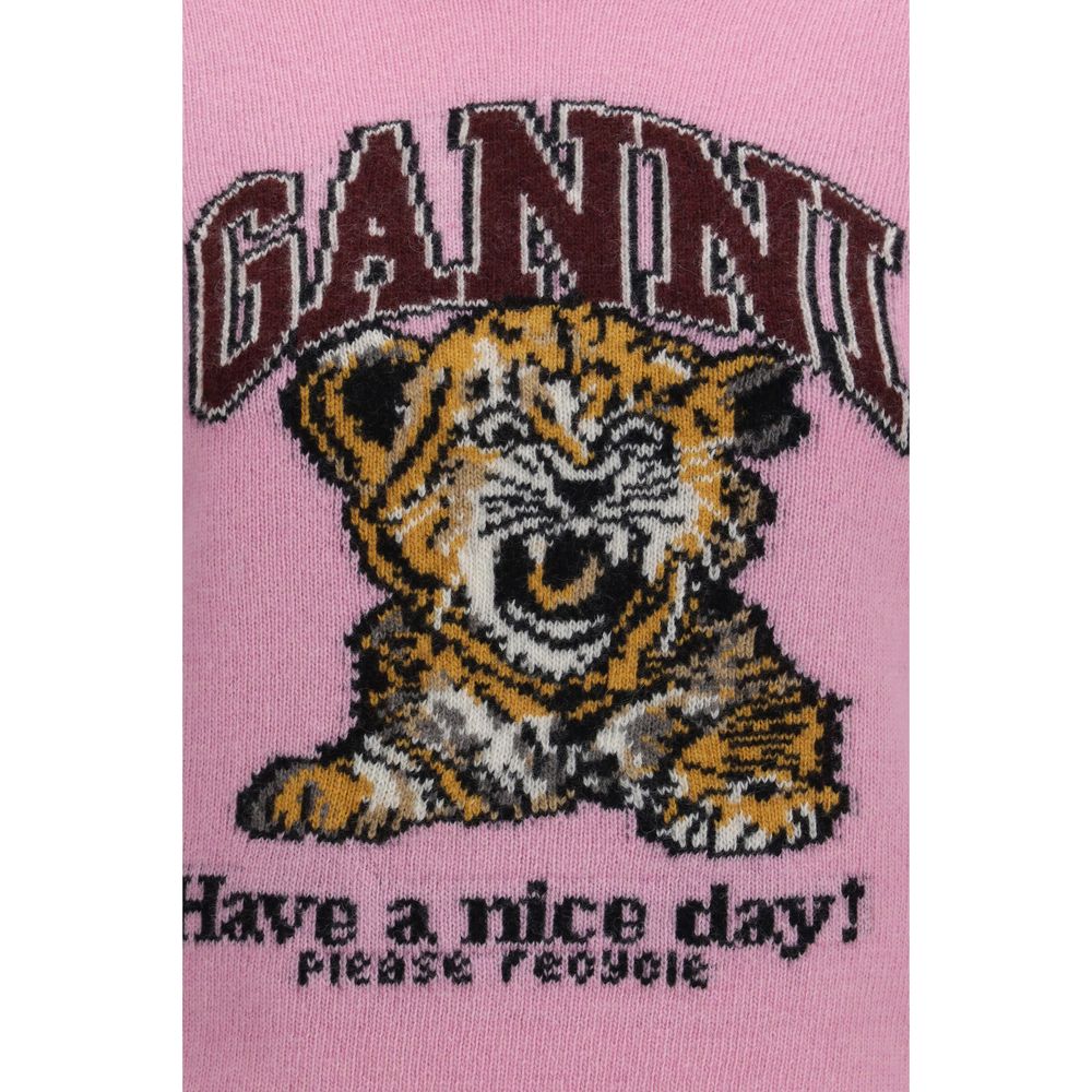 Ganni Multicolor Wool Oves Aries Women's Sweatshirt