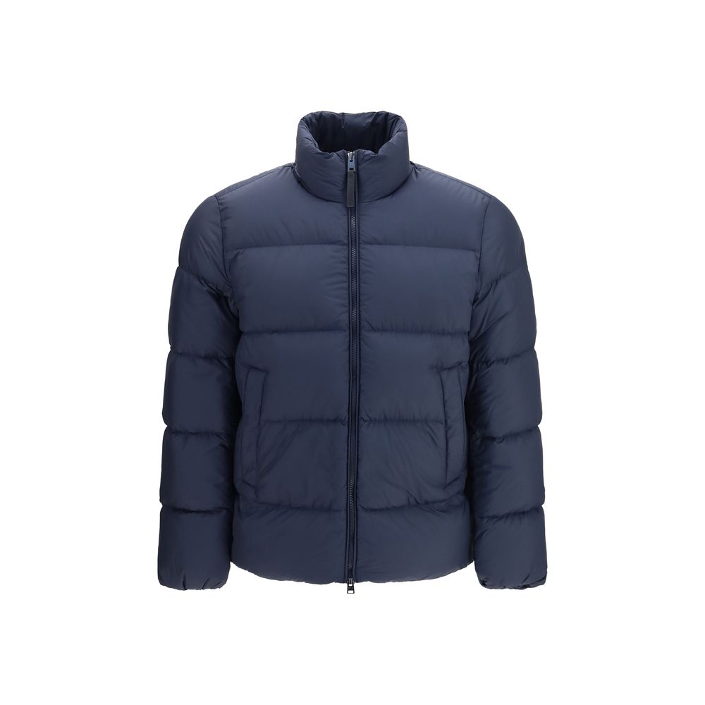 Woolrich Blue Goose Down Full-Length Men's Jacket