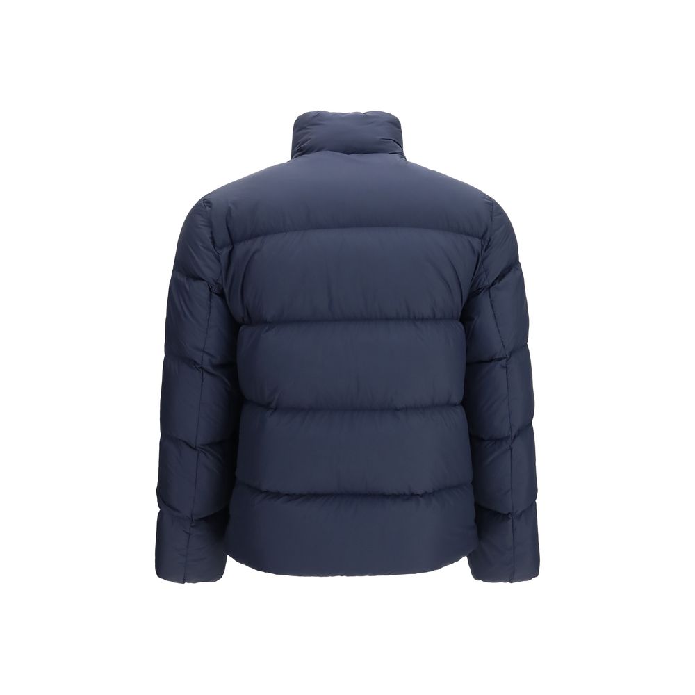Woolrich Blue Goose Down Full-Length Men's Jacket