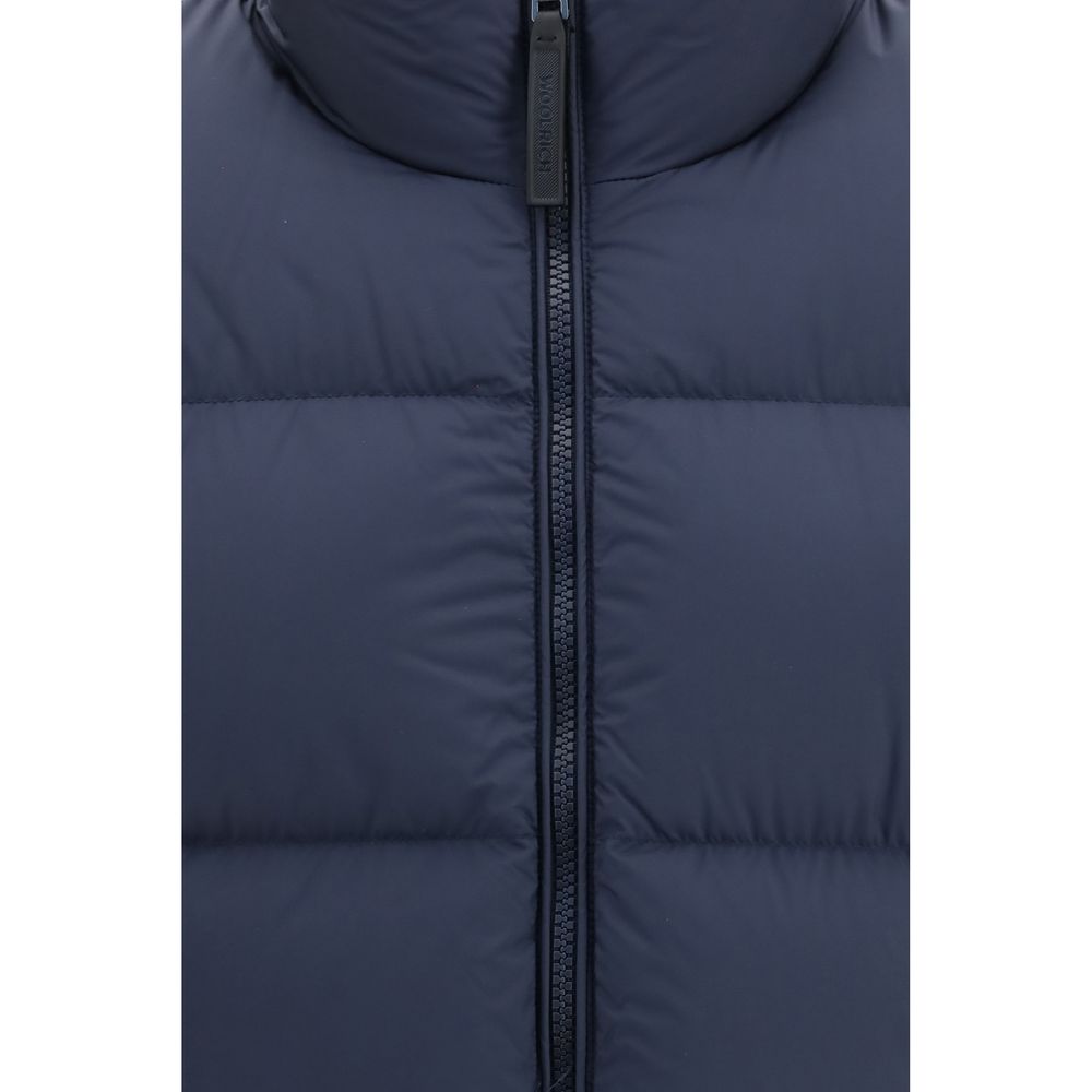Woolrich Blue Goose Down Full-Length Men's Jacket