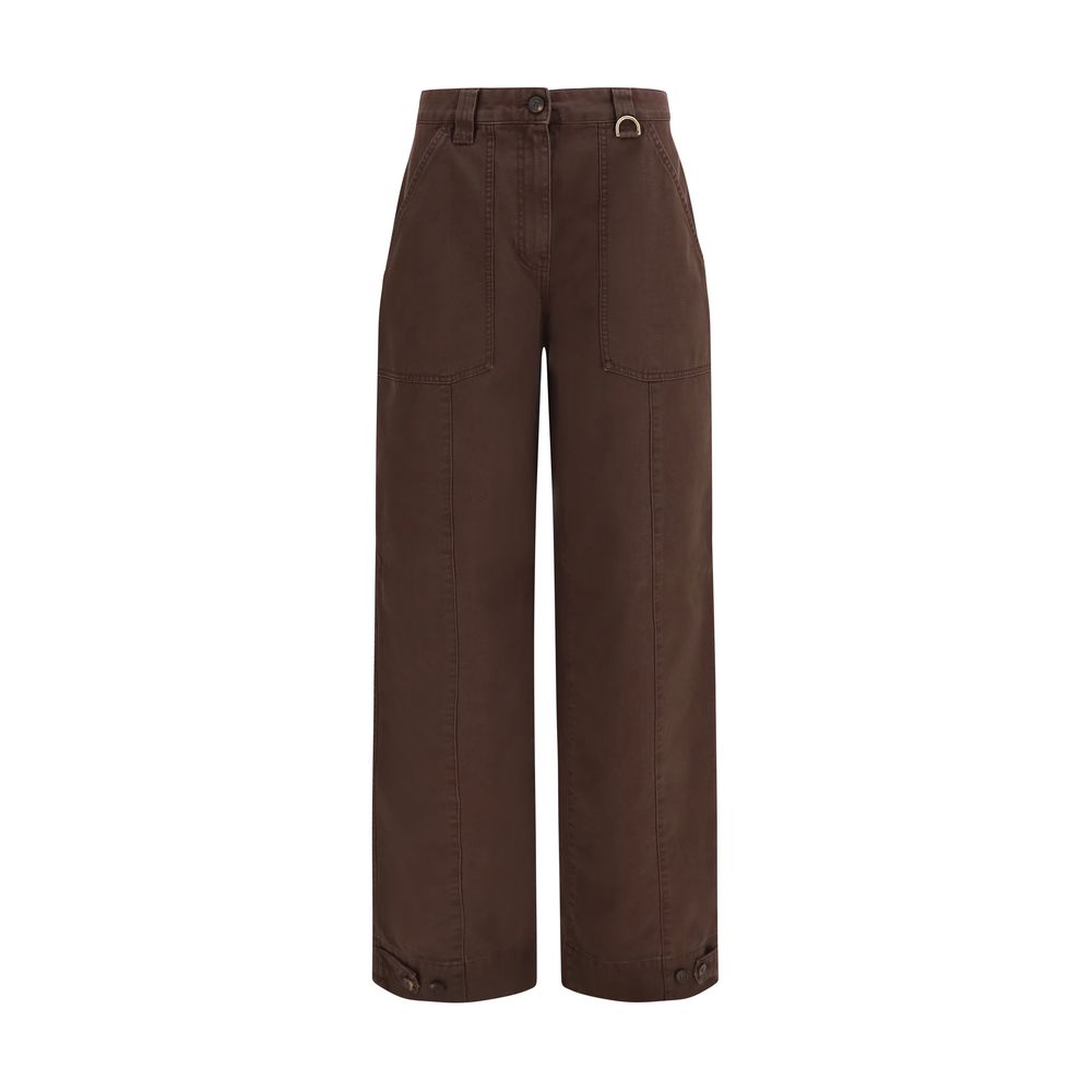Golden Goose Brown Cotton Cargo Women's Pants