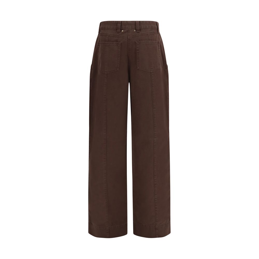 Golden Goose Brown Cotton Cargo Women's Pants