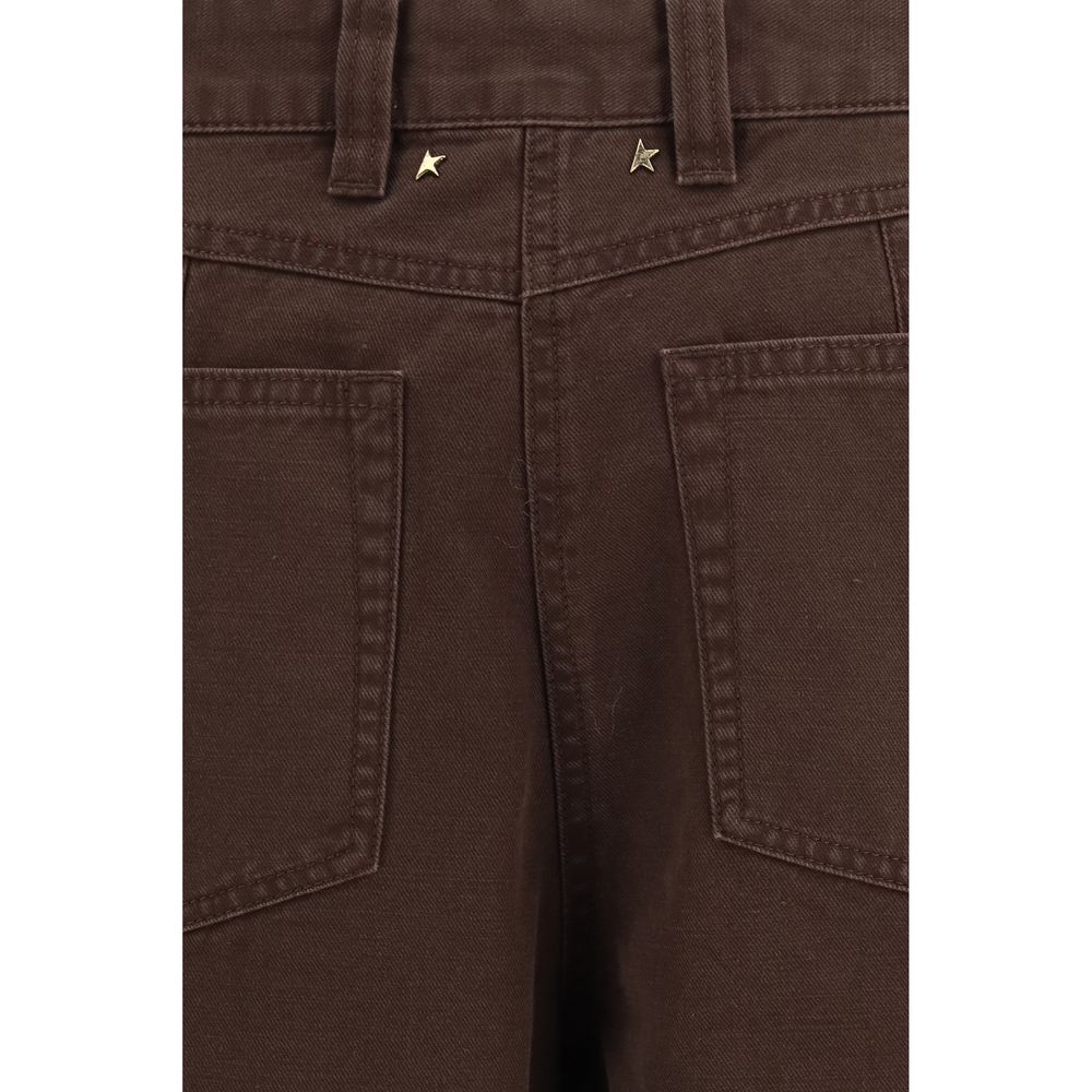 Golden Goose Brown Cotton Cargo Women's Pants