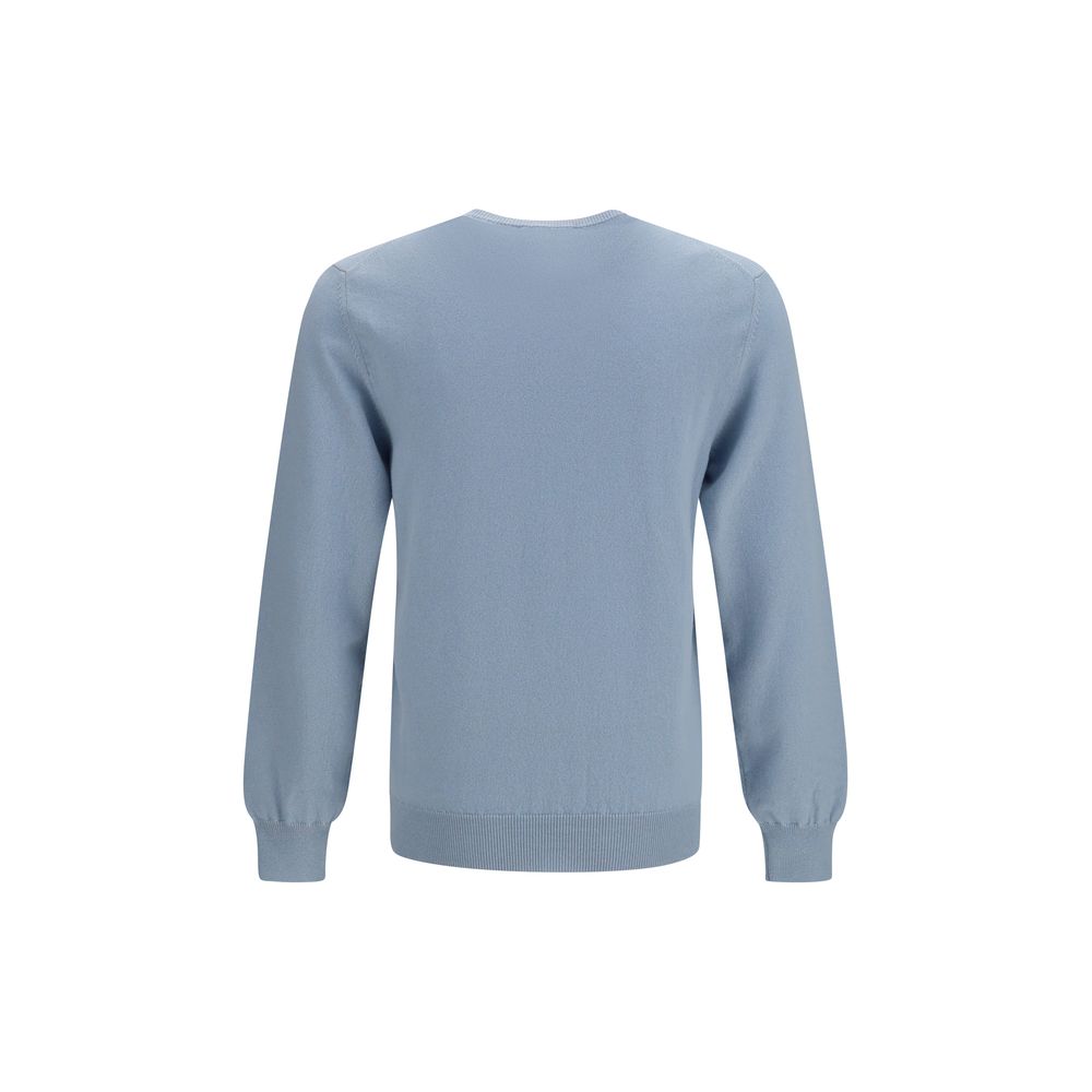 Piacenza Cashmere Blue Cashmere Men's Sweater