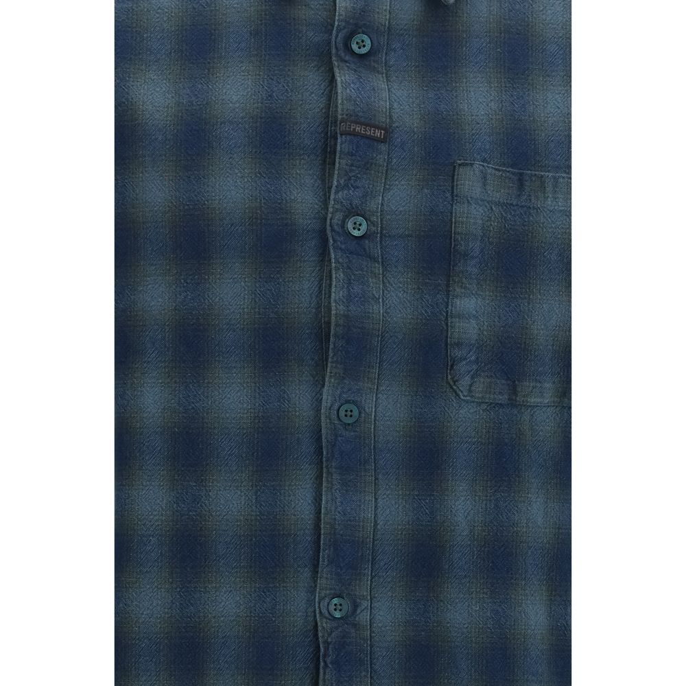 Represent Bicolor Cotton Pattern Men's Shirt