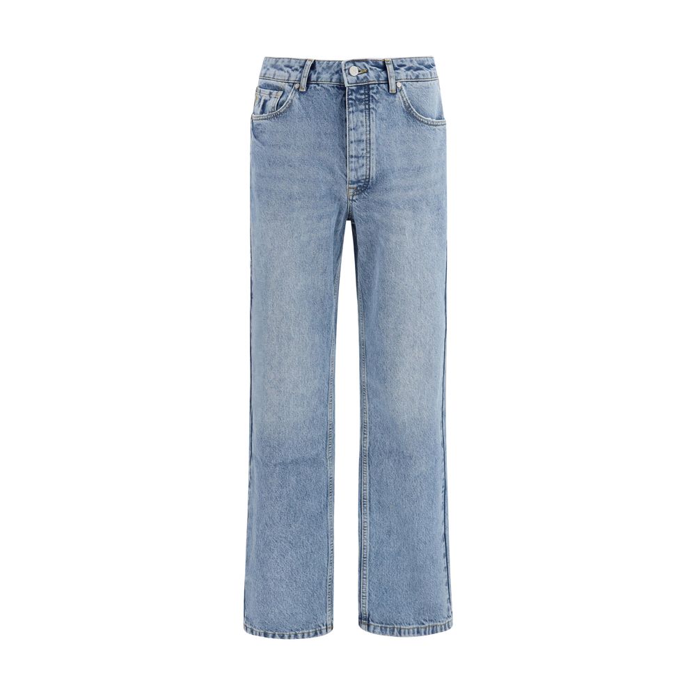 Represent Blue Cotton Straight-Leg Men's Jeans