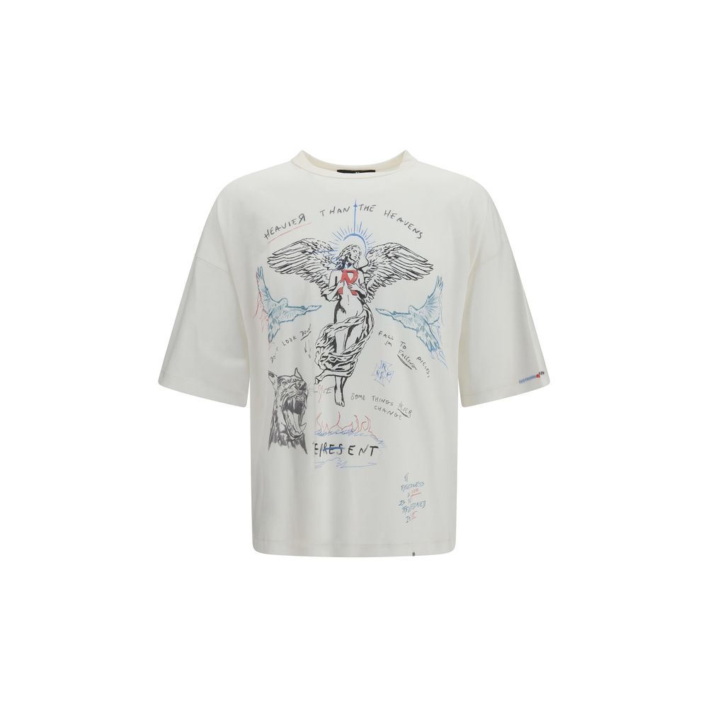Represent Beige Cotton Men's T-Shirt