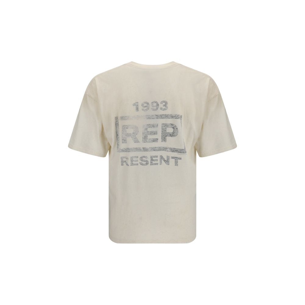 Represent Beige Cotton Men's T-Shirt