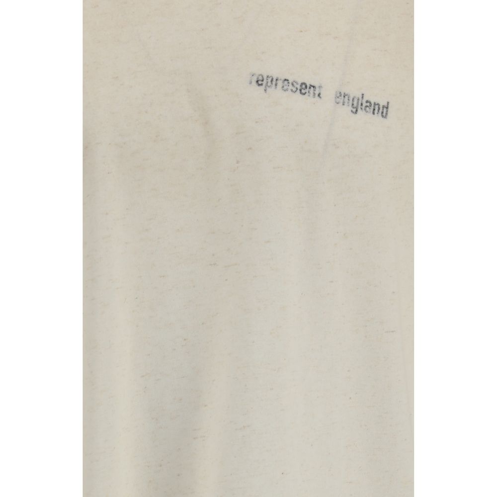 Represent Beige Cotton Men's T-Shirt