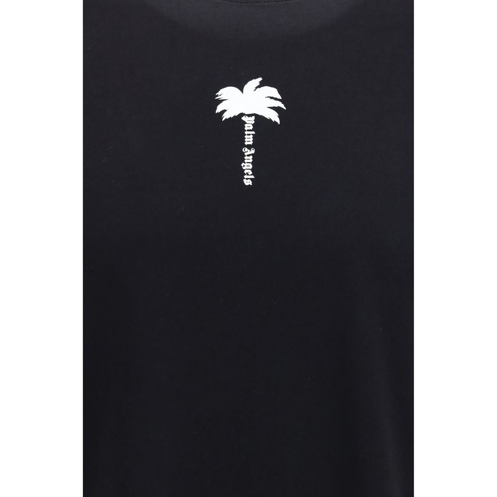 Palm Angels Black Cotton Men's T-Shirt