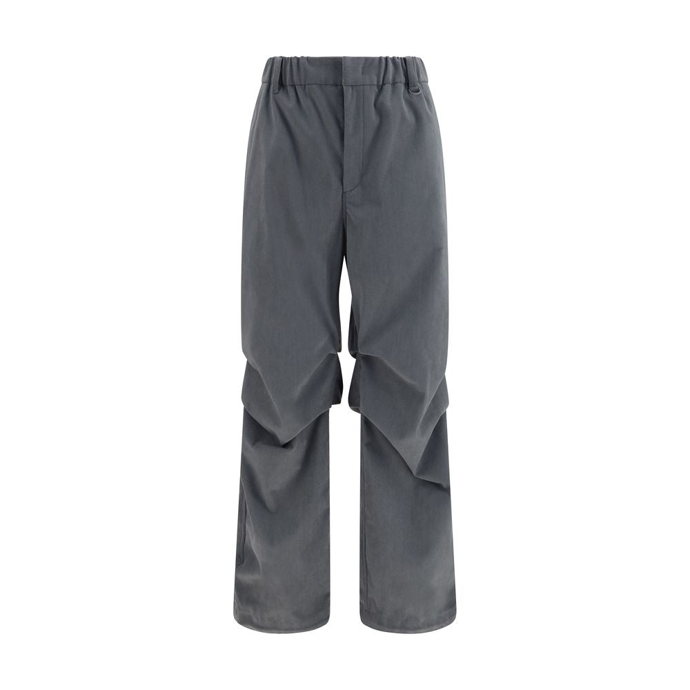 LAMINAR Gray Polyester Casual Men's Pants