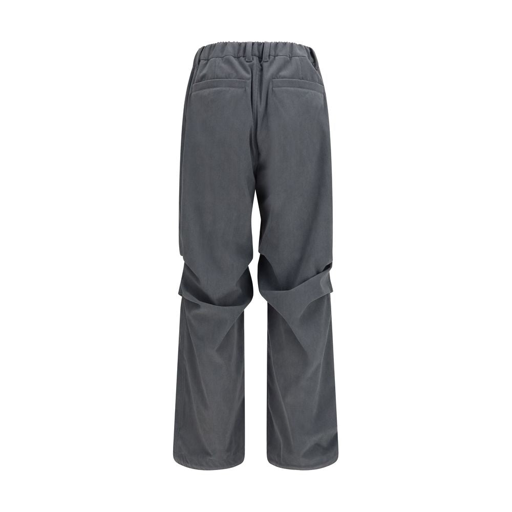 LAMINAR Gray Polyester Casual Men's Pants