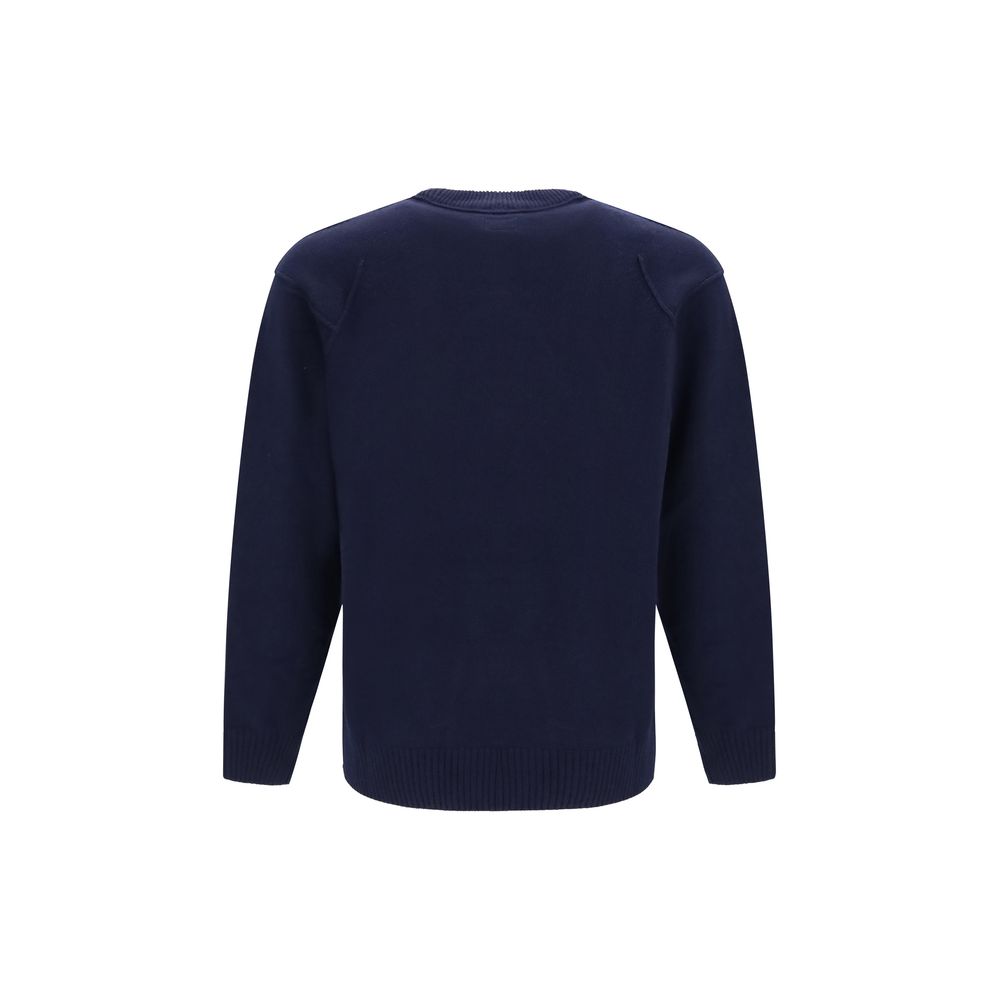 C.P. Company Blue Wool Oves Aries Men's Sweatshirt