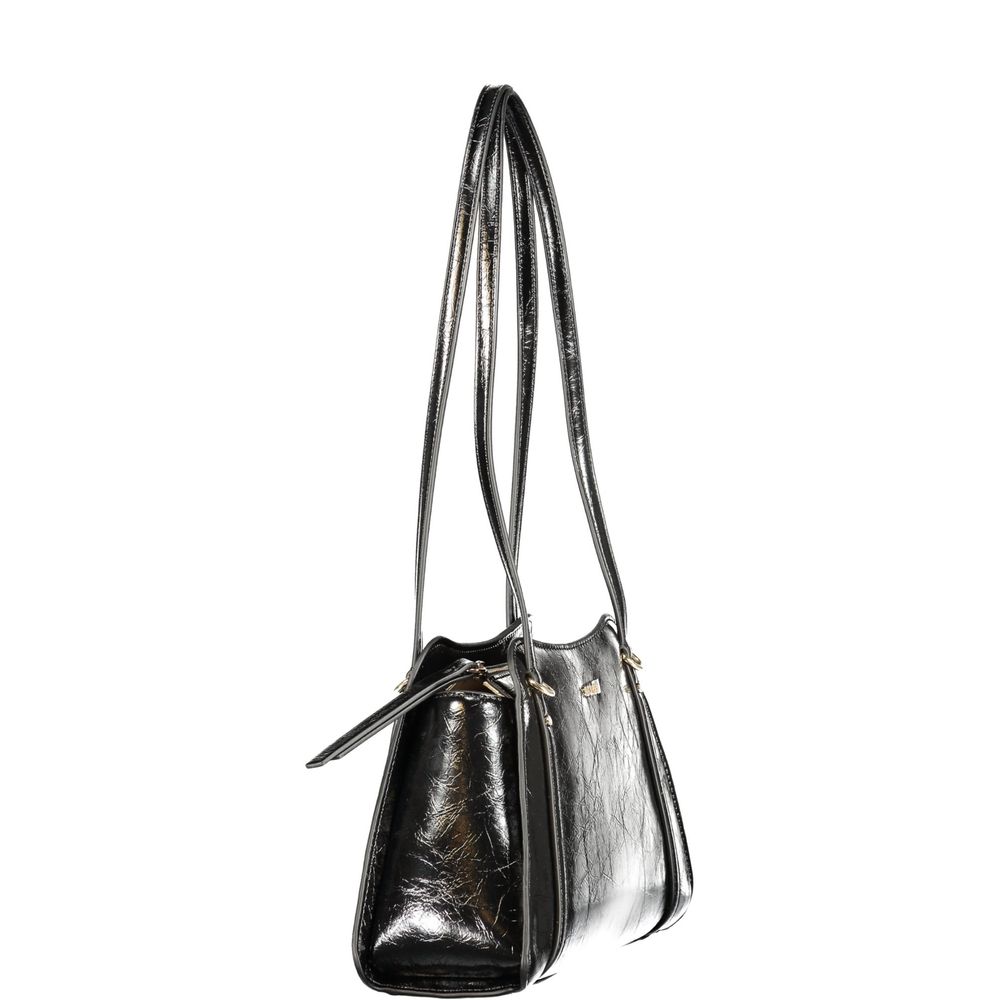 Guess Jeans Black Polyurethane Women's Women's Bag