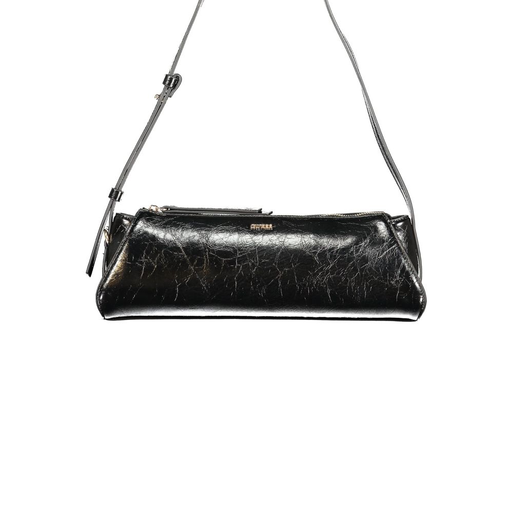 Guess Jeans Black Polyurethane Women's Women's Handbag