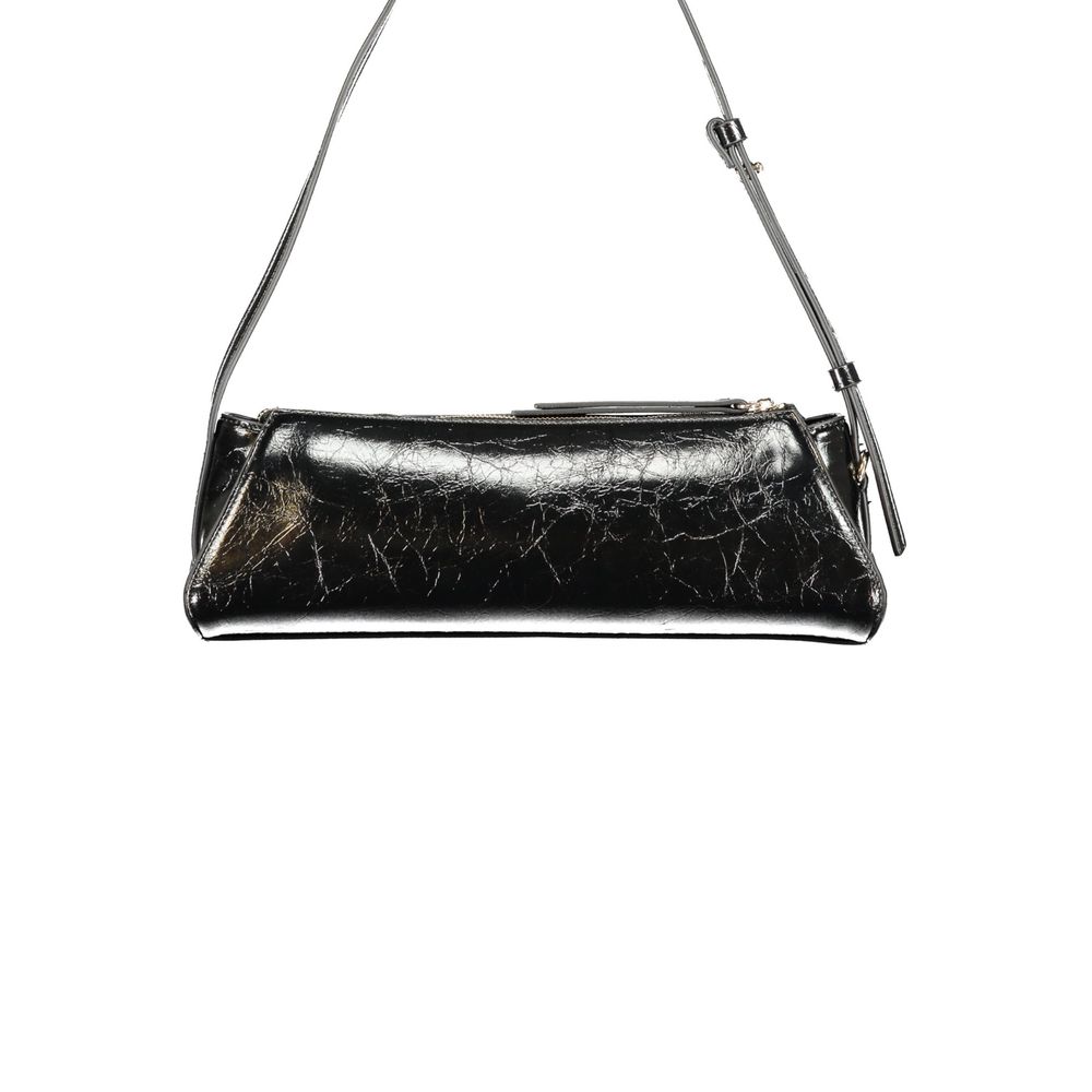 Guess Jeans Black Polyurethane Women's Women's Handbag