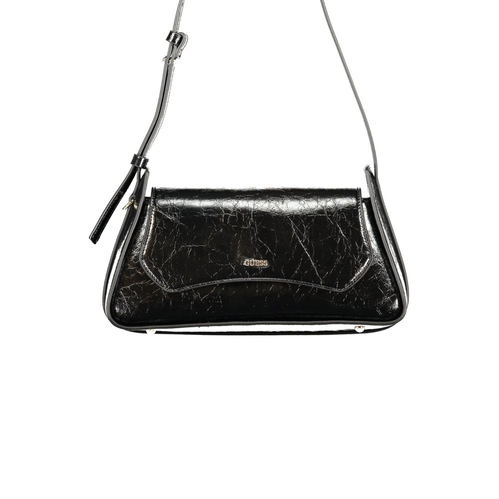 Guess Jeans Nero Poliuretano Donna Women's Bag
