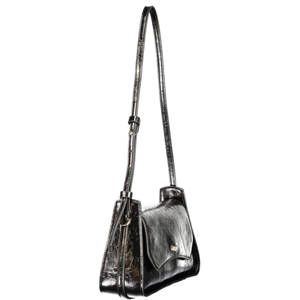 Guess Jeans Nero Poliuretano Donna Women's Bag