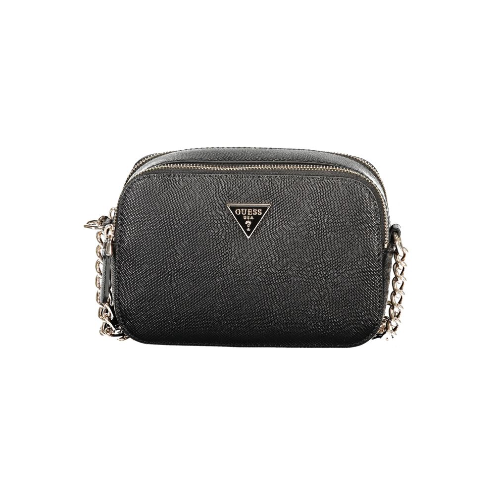 Guess Jeans Black Polyurethane Women's Women's Handbag