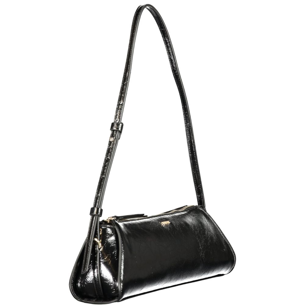 Guess Jeans Black Polyurethane Women's Women's Handbag