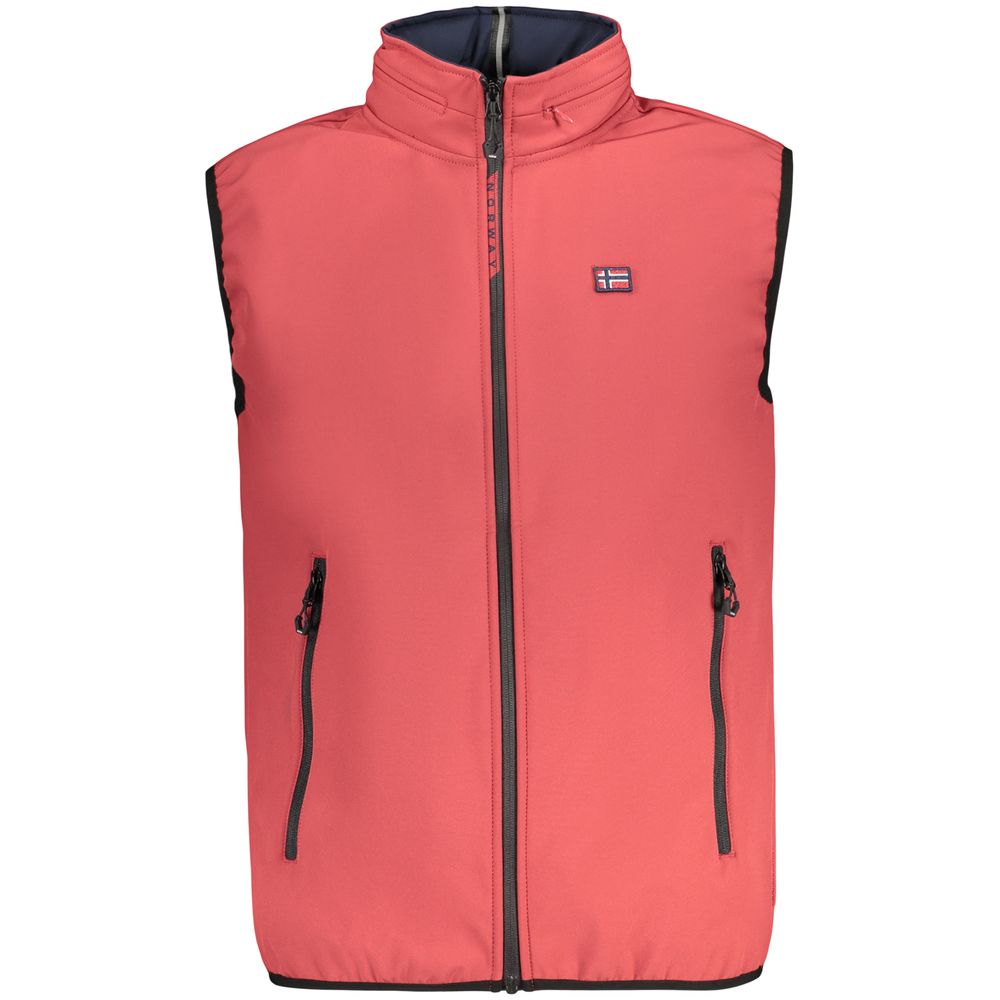 Norway 1963 Rosso Polyester Men's Men's Vest