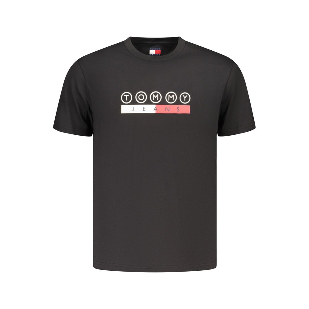 Tommy Hilfiger Black Cotton Men's Men's T-Shirt