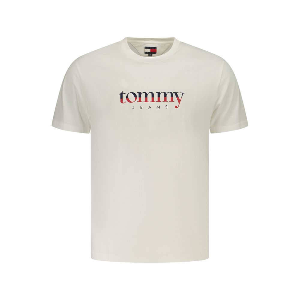 Tommy Hilfiger White Cotton Men's Men's T-Shirt