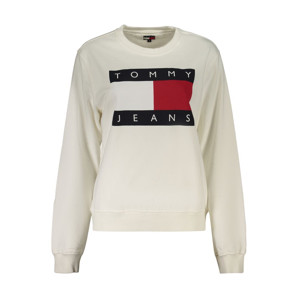 Tommy Hilfiger White Cotton Women's Women's Sweatshirt