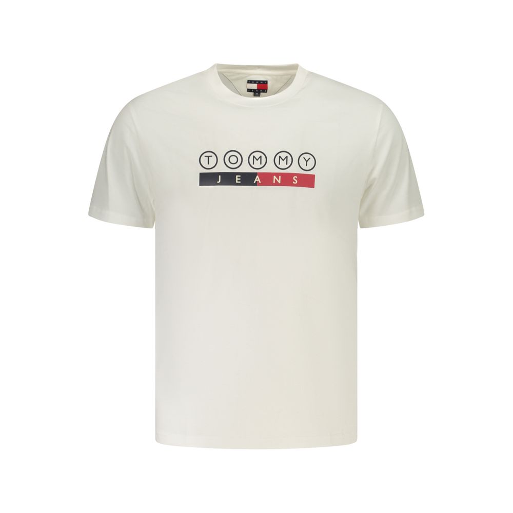 Tommy Hilfiger White Cotton Men's Men's T-Shirt
